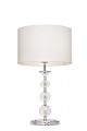 Lampa stołowa REA II kolor biały metal/szkło, tkanina, E27 IP20 RLT93163-1W Zuma Line