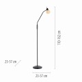 Lampa podłogowa LOKI Just Light 12157-18