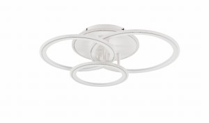 MS238130-WH LUNAR LAMPA SUFITOWA BIAŁA-CHROM/WHITE-CHROME Zuma Line