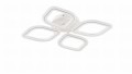 MS236040R-WH ILLUMIA LAMPA SUFITOWA BIAŁA-CHROM/WHITE-CHROME Zuma Line