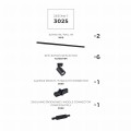 3025 ZESTAW 7 SZYNOPRZEWODY BLACK JEDNOOBWODOWY Zuma Line