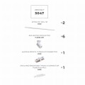 3047 ZESTAW 7 SZYNOPRZEWODY WHITE JEDNOOBWODOWY Zuma Line