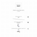 3567 ZESTAW 17 SZYNOPRZEWODY WHITE JEDNOOBWODOWY Zuma Line