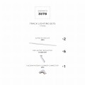 3578 ZESTAW 19 SZYNOPRZEWODY WHITE JEDNOOBWODOWY Zuma Line