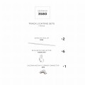 3580 ZESTAW 20 SZYNOPRZEWODY WHITE JEDNOOBWODOWY Zuma Line