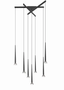 P0603-07C-P7B1  BOSTON LAMPA WISZĄCA CZARNY MAT/MATT BLACK Zuma Line