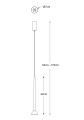 P0603-01A-P7B1 BOSTON LAMPA WISZĄCA CZARNY MAT/MATT BLACK Zuma Line