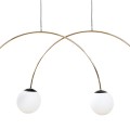 1219 BOW LAMPA WISZĄCA ZŁOTY Zuma Line