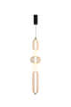 MD2596-5A-3BGT SARR LAMPA WISZĄCA CZARNY MAT+ZŁOTA/MATT BLACK+GOLD Zuma Line