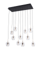 MD2291-11B-3BGT NELSON LAMPA WISZĄCA CZARNO-ZŁOTA/BLACK-GOLD Zuma Line