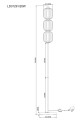 LD31291/20W LAMPA PODŁOGOWA ZŁOTA/GOLD Zuma Line