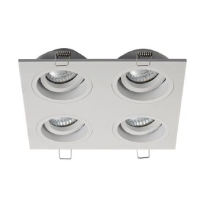 Spot lampa sufitowa CHUCK dl kolor biały metal, 4xGU10 IP20 20069-WH Zuma Line