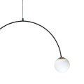 1222 BOW LAMPA WISZĄCA CZARNY Zuma Line
