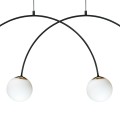 1220 BOW LAMPA WISZĄCA CZARNY Zuma Line