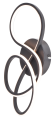 W240842701 ZEPHYRA KINKIET CZARNY/BLACK Zuma Line
