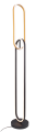 F241145502 RAVON LAMPA PODŁOGOWA ZŁOTA+CZARNA/GOLD+BLACK Zuma Line