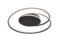 C240842601 ZEPHYRA LAMPA SUFITOWA CZARNA/BLACK Zuma Line