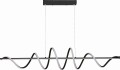 MS902-BK ESERO LAMPA WISZĄCA CZARNA/BLACK Zuma Line