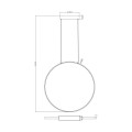 PEN4105-60BK RASCAL LAMPA WISZĄCA CZARNA/BLACK Zuma Line
