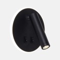 W4107-BK CIRCA KINKIET CZARNY/BLACK Zuma Line