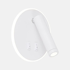 W4107-WH CIRCA KINKIET BIAŁY/WHITE Zuma Line