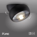 6235-18 PURE MOVE LAMPA SUFITOWA CZARNA Paul Neuhaus