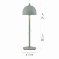 19244-43 BELLIS LAMPA STOŁOWA SZARA Paul Neuhaus