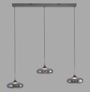 15693-15 POSH LAMPA WISZĄCA SZARA Paul Neuhaus