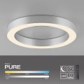 6310-95 PURE LINES ROUND LAMPA SUFITOWA STALOWA Paul Neuhaus