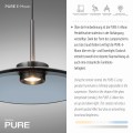 2195-15 PURE E-MOON LAMPA WISZĄCA SZARA Paul Neuhaus