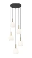 P0076-05G-P7AA CALVO LAMPA WISZĄCA CZARNY MAT+ZŁOTA/MATT BLACK+GOLD Zuma Line