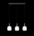 P0076-03Q-P7AA CALVO LAMPA WISZĄCA CZARNY MAT+ZŁOTA/MATT BLACK+GOLD Zuma Line