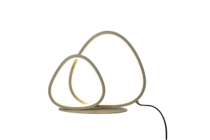 250015T2-BE HURON LAMPA STOŁOWA BEŻ/BEIGE Zuma Line