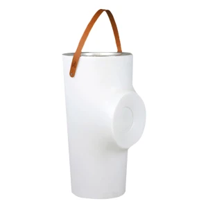 3261 WOODY SOLAR POJEMNIK Z PODŚWIETLENIEM BIAŁY New Garden