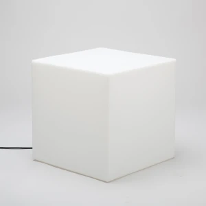 3183 CUBY 45 CABLE STOLIK Z PODŚWIETLENIEM BIAŁY New Garden