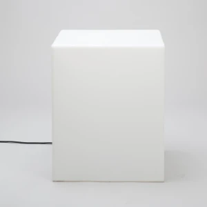 3190 CUBY 53 CABLE STOLIK Z PODŚWIETLENIEM BIAŁY New Garden