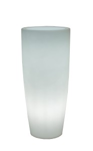 3286 BAMBU 90 DONICZKA Z PODŚWIETLENIEM BIAŁA New Garden