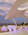 3177 CAPRI 40 SOLAR STOLIK Z PODŚWIETLENIEM BIAŁY New Garden