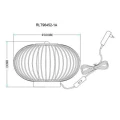 Lampa stołowa SLEEK RLT96452-1 Zuma Line