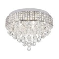 Lampa sufitowa plafon klasyczny CAPRI kolor chrom metal/szkło, 9xG9 IP20 19027-L Zuma Line