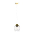 Lampa wisząca RIANO kolor francuskie złoto/transparentny metal/szkło, E27 IP20 P0454-01D-F7AC Zuma Line