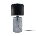 Lampa stołowa AMARSA kolor czarny metal/szkło, tkanina, E27 IP20 5510BK Zuma Line