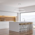 Lampa wisząca CIRCLE kolor biały metal, LED 7820 Lm 3000K IP20 LA0717/1 - WH Zuma Line
