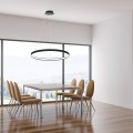 Lampa wisząca CIRCLE kolor czarny metal, LED 5520 Lm 3000K IP20 LA0721/1 - BK Zuma Line