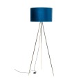 Lampa podłogowa INGA Niebieski/Złoty E27 H06-GD-BL Zuma Line