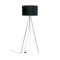 Lampa podłogowa INGA kolor czarny metal/tworzywo sztuczne, tkanina, E27 IP20 H06-GD-BK Zuma Line