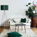 Lampa podłogowa INGA kolor zielony/złoty metal/tworzywo sztuczne, tkanina, E27 IP20 H06-GD-GR Zuma Line