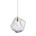 Lampa wisząca ROCK kolor złoty/transparentny metal/szkło, E27 IP20 P0488-01B-U8AC Zuma Line