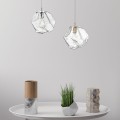 Lampa wisząca ROCK kolor złoty/transparentny metal/szkło, E27 IP20 P0488-01B-U8AC Zuma Line