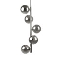 Lampa wisząca LUNA kolor czarny/złoty metal/szkło, 5xG9 IP20 5661 Zuma Line